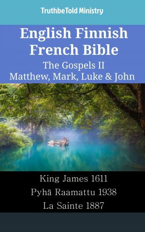 Cover of English Finnish French Bible - The Gospels II - Matthew, Mark, Luke & John