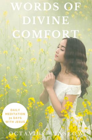 Book cover of Words of Divine Comfort - 31 days with Jesus