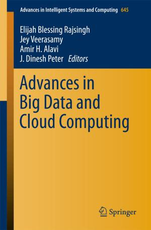 Cover of the book Advances in Big Data and Cloud Computing by 