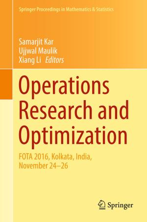 Cover of the book Operations Research and Optimization by Chao Chen