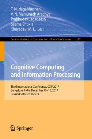 Cover of the book Cognitive Computing and Information Processing by Manoj Gupta, Ganesh Kumar Meenashisundaram