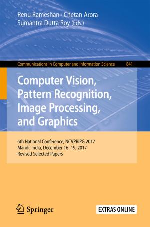 Cover of the book Computer Vision, Pattern Recognition, Image Processing, and Graphics by Balamati Choudhury, Bhavani Danana, Rakesh Mohan Jha