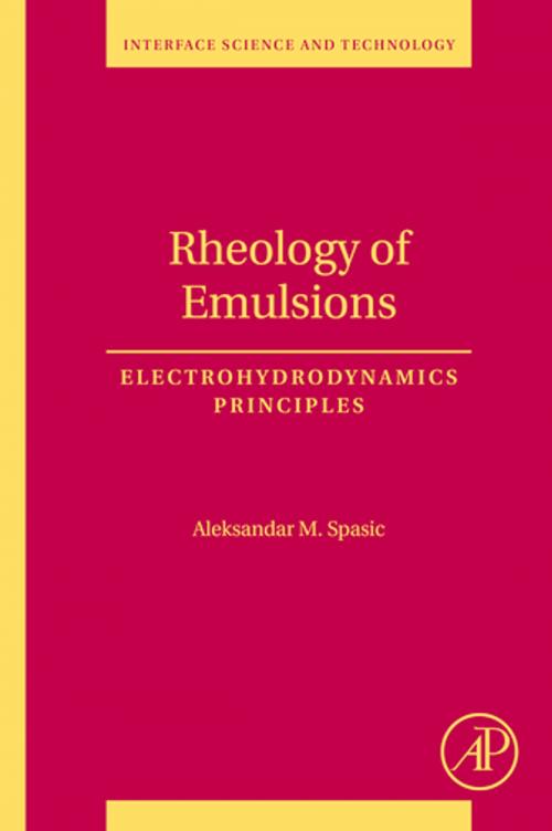 Cover of the book Rheology of Emulsions by Aleksandar M. M. Spasic, Elsevier Science