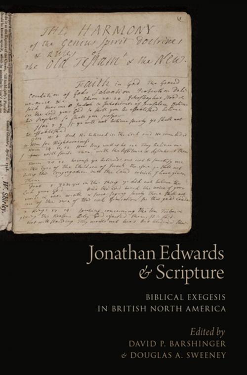 Cover of the book Jonathan Edwards and Scripture by , Oxford University Press