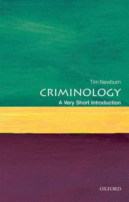 Cover of the book Criminology: A Very Short Introduction by Tim Newburn, OUP Oxford