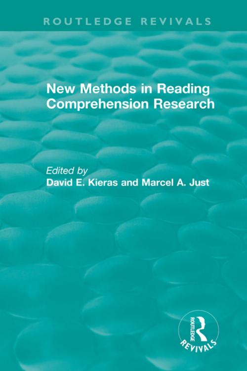Cover of the book New Methods in Reading Comprehension Research by , Taylor and Francis