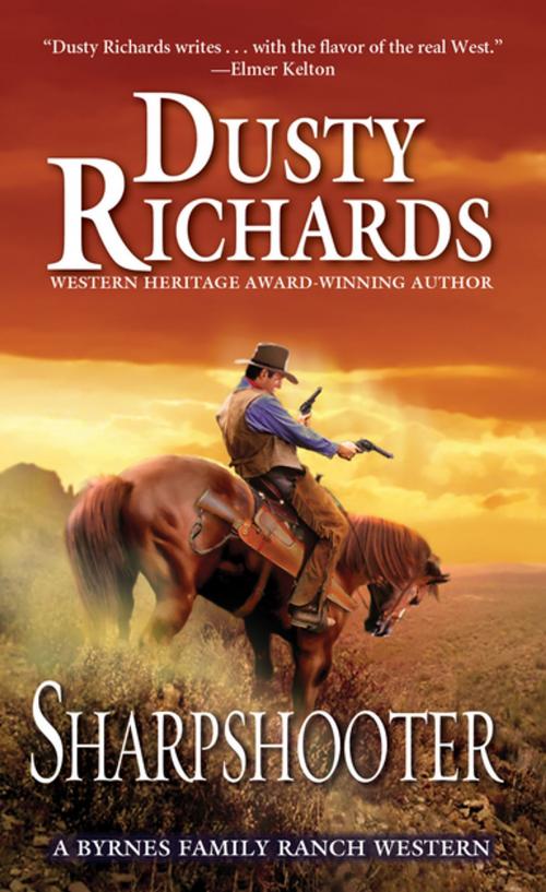 Cover of the book Sharpshooter by Dusty Richards, Pinnacle Books