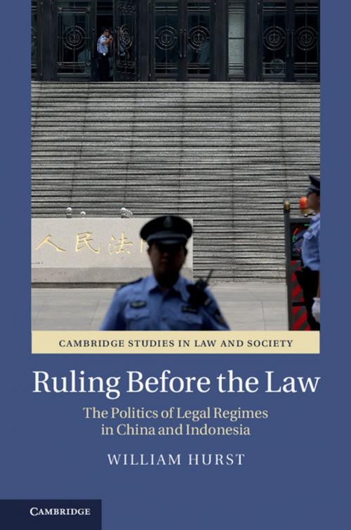 Cover of the book Ruling before the Law by William Hurst, Cambridge University Press
