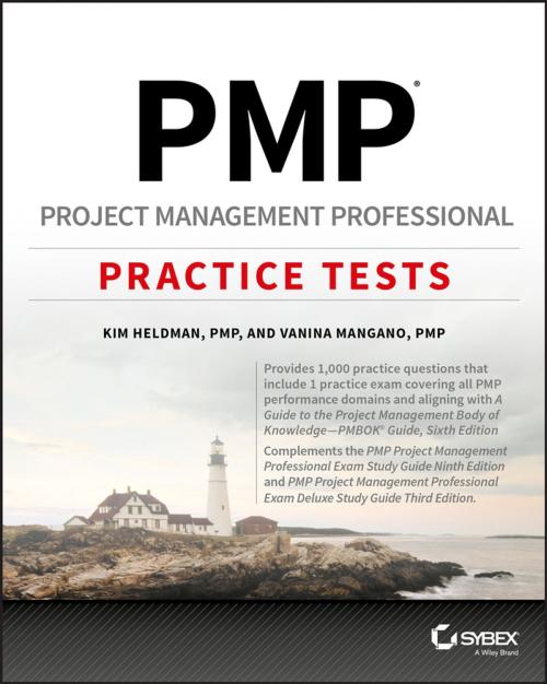 Cover of the book PMP Project Management Professional Practice Tests by Kim Heldman, Vanina Mangano, Wiley