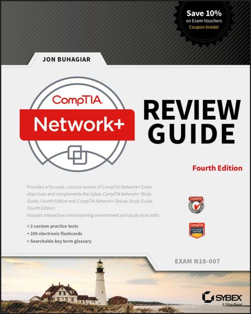 Cover of the book CompTIA Network+ Review Guide by Jon Buhagiar, Wiley
