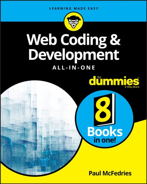 Cover of the book Web Coding & Development All-in-One For Dummies by Paul McFedries, Wiley
