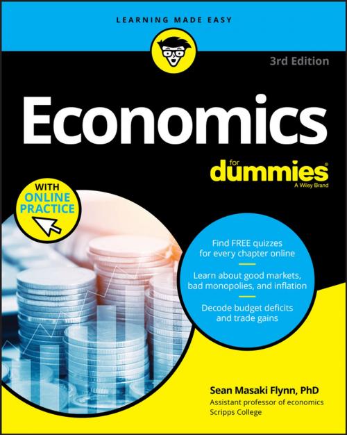Cover of the book Economics For Dummies, 3rd Edition by Sean Masaki Flynn, Wiley