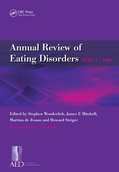 Cover of the book Annual Review of Eating Disorders by Stephen Wonderlich, James Mitchell, Martine de Zwaan, Taylor and Francis