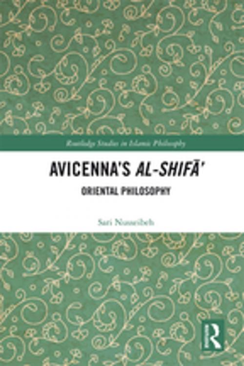 Cover of the book Avicenna's Al-Shifā' by Sari Nusseibeh, Taylor and Francis