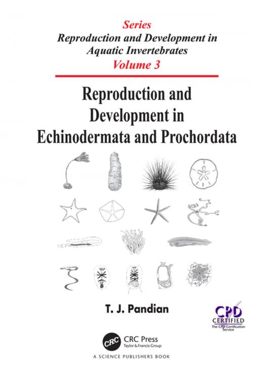 Cover of the book Reproduction and Development in Echinodermata and Prochordata by T. J. Pandian, CRC Press