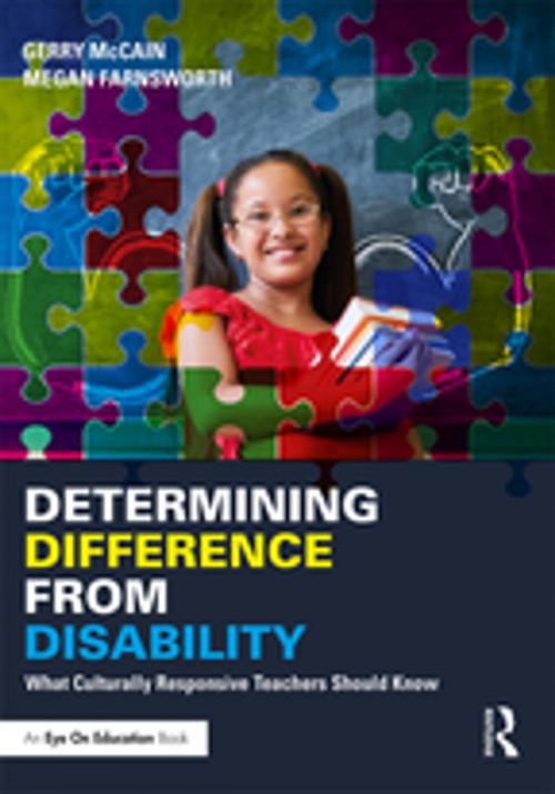Cover of the book Determining Difference from Disability by Gerry McCain, Megan Farnsworth, Taylor and Francis