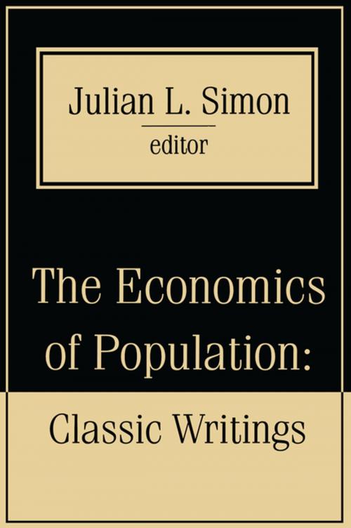 Cover of the book The Economics of Population by Julian Simon, Taylor and Francis