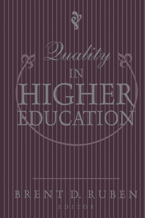 Cover of the book Quality in Higher Education by Brent D. Ruben, Taylor and Francis