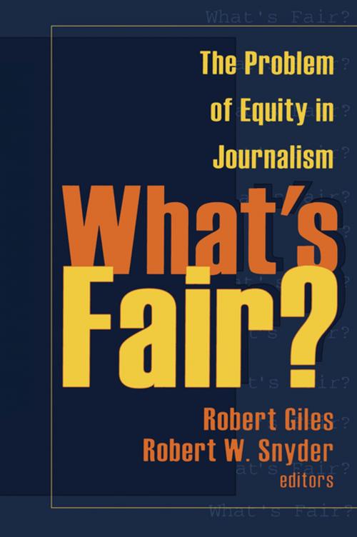 Cover of the book What's Fair? by Geoff Dench, Taylor and Francis