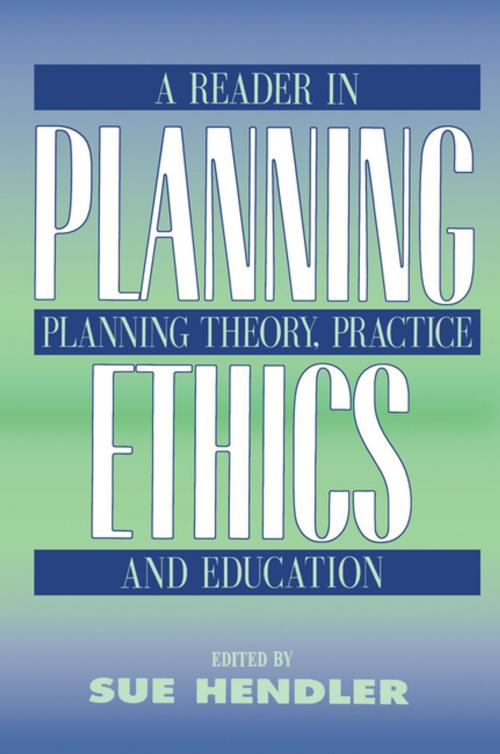 Cover of the book Planning Ethics by Murray Straus, Taylor and Francis