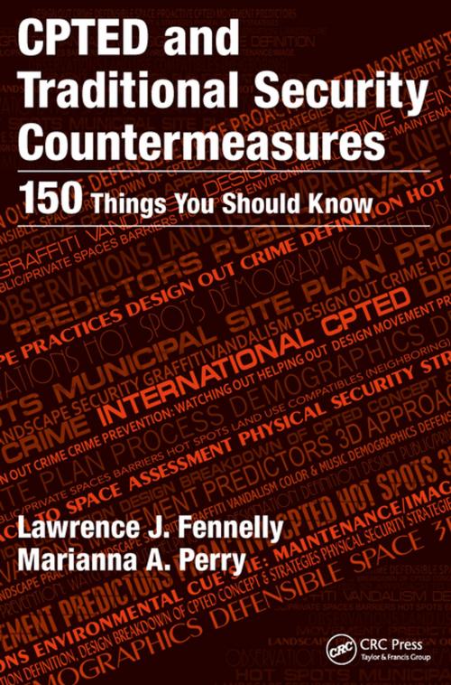 Cover of the book CPTED and Traditional Security Countermeasures by Lawrence Fennelly, Marianna Perry, Taylor and Francis