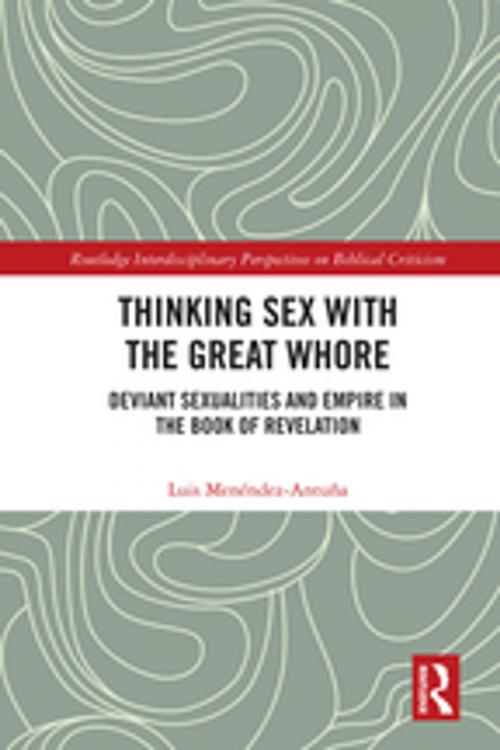 Cover of the book Thinking Sex with the Great Whore by Luis Menéndez-Antuña, Taylor and Francis