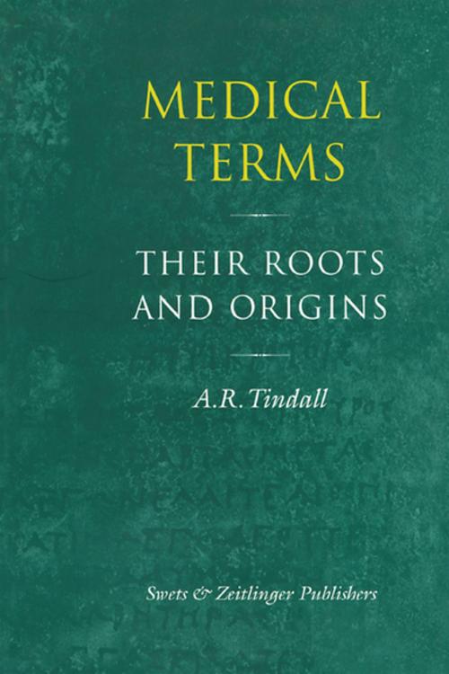 Cover of the book Medical Terms by A.R. Tindall, CRC Press