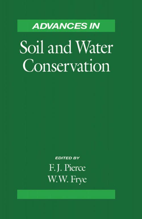Cover of the book Advances in Soil and Water Conservation by FrancisJ. Pierce, CRC Press