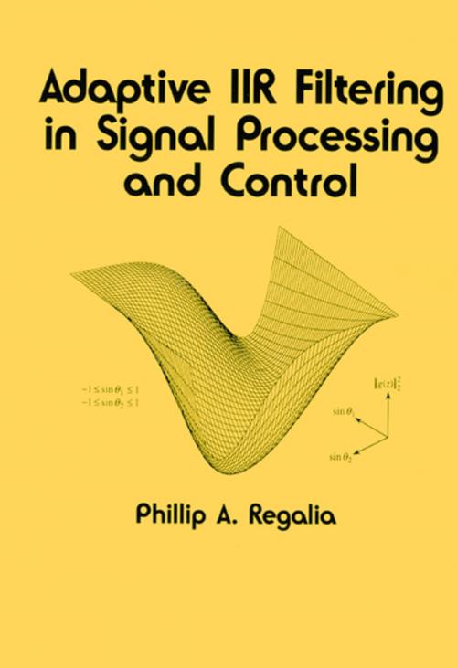 Cover of the book Adaptive IIR Filtering in Signal Processing and Control by Phillip Regalia, CRC Press