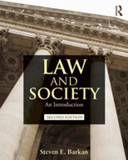 Cover of the book Law and Society by Steven E. Barkan, Taylor and Francis