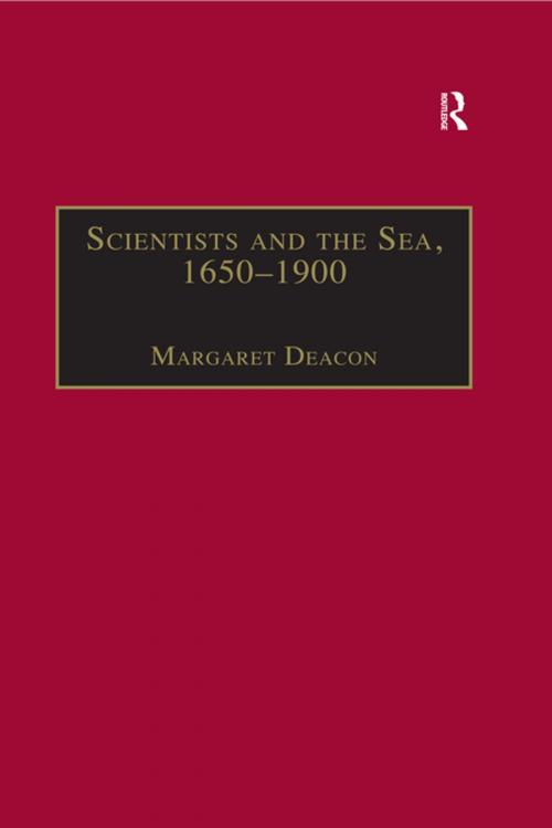 Cover of the book Scientists and the Sea, 1650–1900 by Margaret Deacon, Taylor and Francis