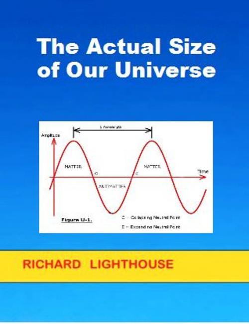 Cover of the book The Actual Size of the Universe by Richard Lighthouse, Richard Lighthouse