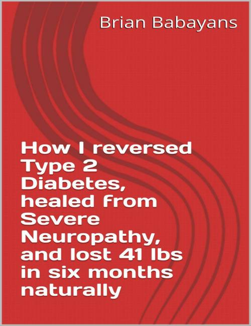 Cover of the book How I reversed Type 2 Diabetes, healed from severe neuropathy and lost 41 lbs in six months naturally by Brian Babayans, Brian Babayans