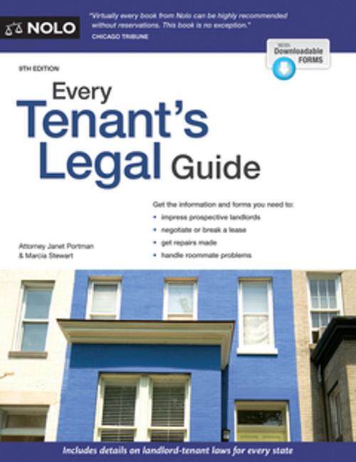 Cover of the book Every Tenant's Legal Guide by Janet Portman, Attorney, Marcia Stewart, NOLO