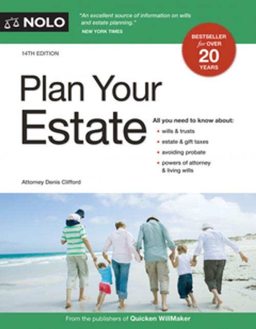 Cover of the book Plan Your Estate by Denis Clifford, Attorney, NOLO