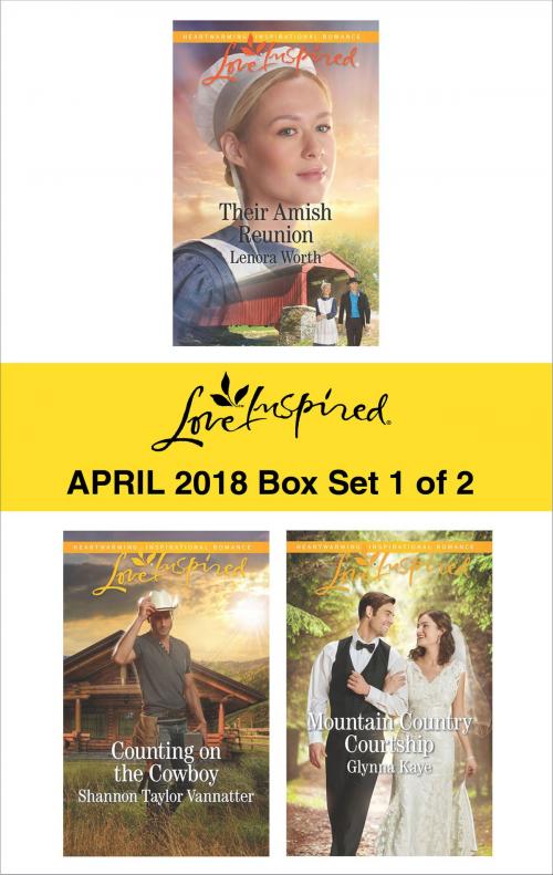 Cover of the book Harlequin Love Inspired April 2018 - Box Set 1 of 2 by Lenora Worth, Shannon Taylor Vannatter, Glynna Kaye, Harlequin