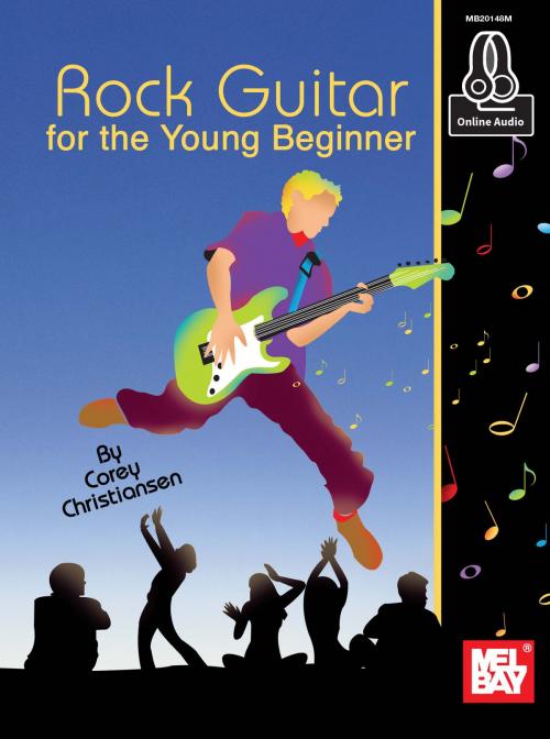 Cover of the book Rock Guitar for the Young Beginner by Corey Christiansen, Mel Bay Publications, Inc.