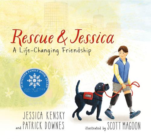 Cover of the book Rescue and Jessica: A Life-Changing Friendship by Jessica Kensky, Patrick Downes, Candlewick Press