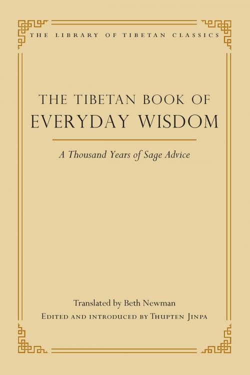 Cover of the book The Tibetan Book of Everyday Wisdom by , Wisdom Publications
