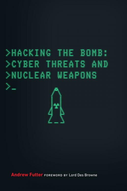 Cover of the book Hacking the Bomb by Andrew Futter, Georgetown University Press