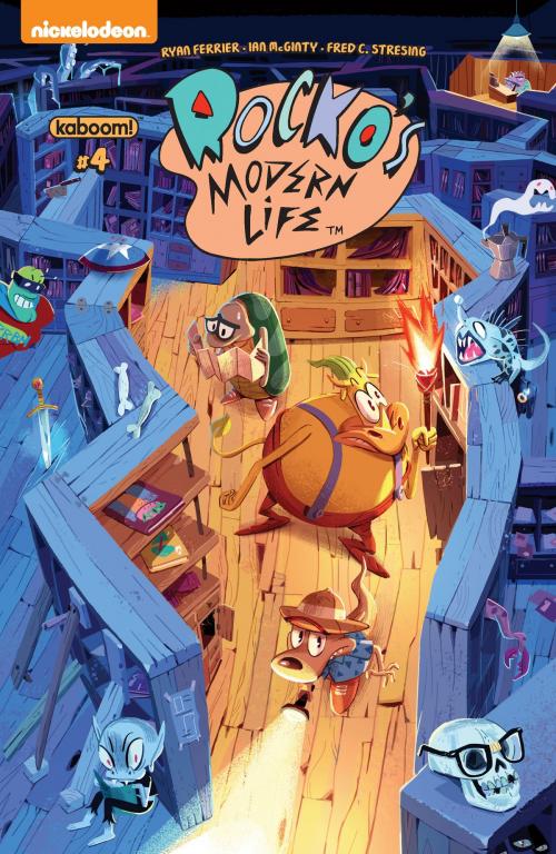 Cover of the book Rocko's Modern Life #4 by Ryan Ferrier, Fred Stresing, KaBOOM!