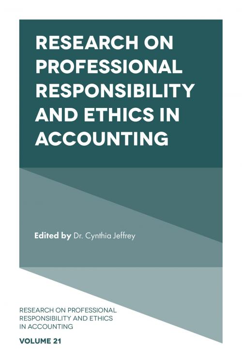 Cover of the book Research on Professional Responsibility and Ethics in Accounting by , Emerald Publishing Limited