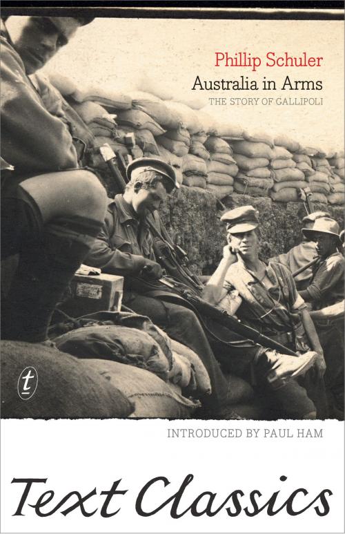 Cover of the book Australia in Arms by Phillip Schuler, The Text Publishing Company