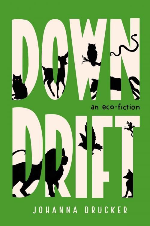 Cover of the book Downdrift by Johanna Drucker, Three Rooms Press