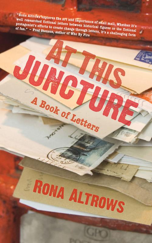 Cover of the book At This Juncture by Rona Altrows, Now or Never Publishing