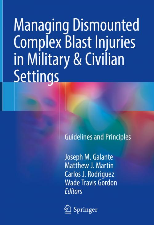 Cover of the book Managing Dismounted Complex Blast Injuries in Military & Civilian Settings by , Springer International Publishing