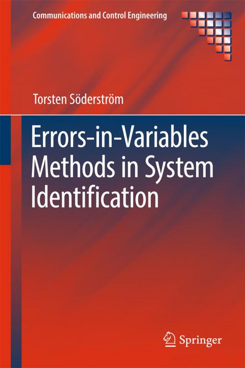 Cover of the book Errors-in-Variables Methods in System Identification by Torsten Söderström, Springer International Publishing