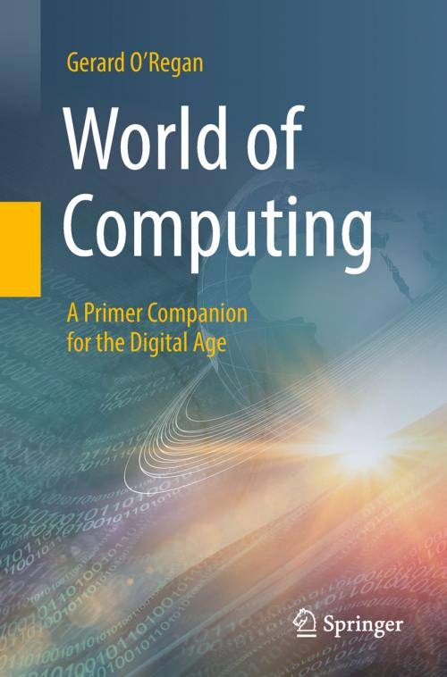 Cover of the book World of Computing by Gerard O'Regan, Springer International Publishing
