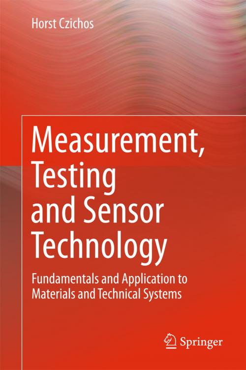 Cover of the book Measurement, Testing and Sensor Technology by Horst Czichos, Springer International Publishing