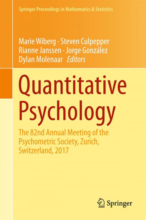 Cover of the book Quantitative Psychology by , Springer International Publishing